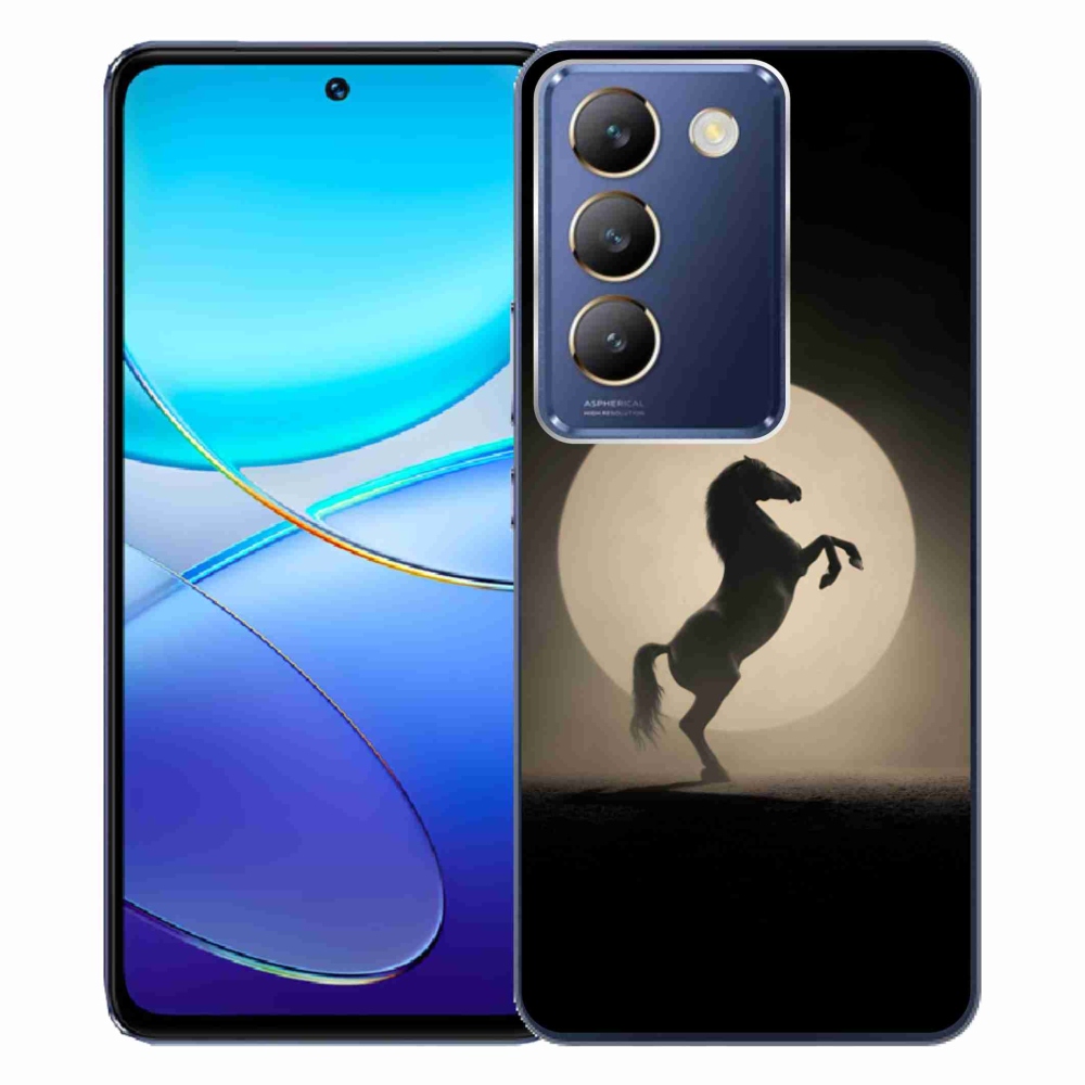 Gélový kryt mmCase na Vivo V40 SE/5G - kôň v siluete