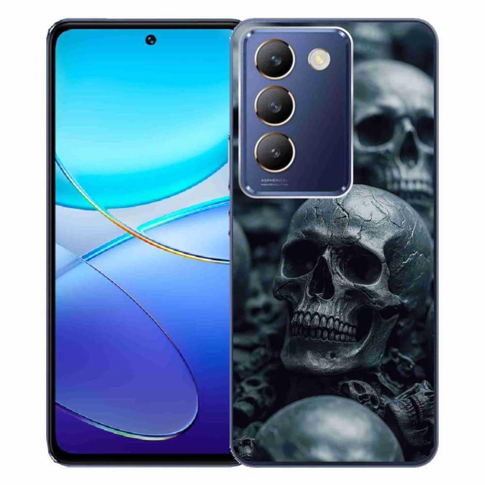 Gélový kryt mmCase na Vivo V40 SE/5G - lebka 2