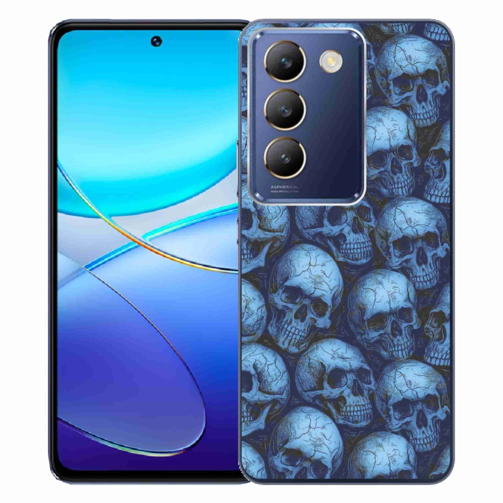 Gélový kryt mmCase na Vivo V40 SE/5G - lebky