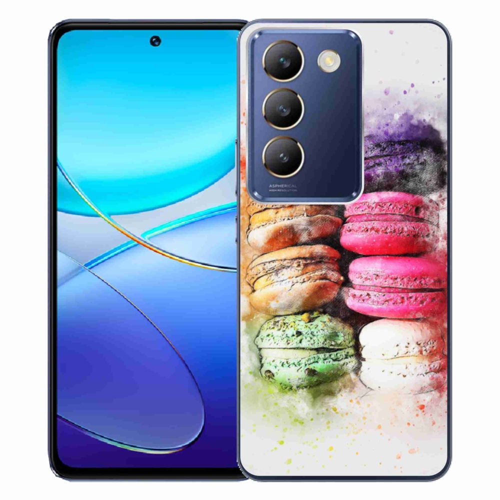 Gélový kryt mmCase na Vivo V40 SE/5G - makrónky