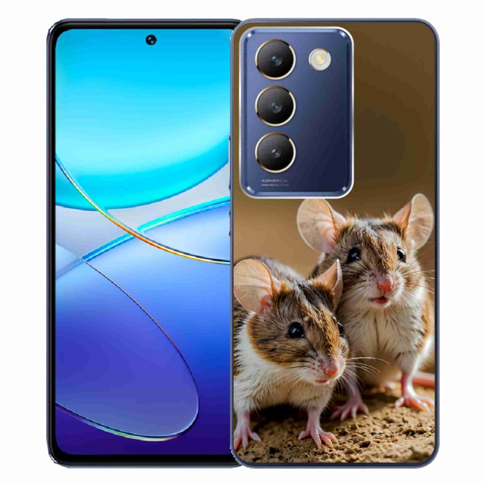 Gélový kryt mmCase na Vivo V40 SE/5G - myší duo
