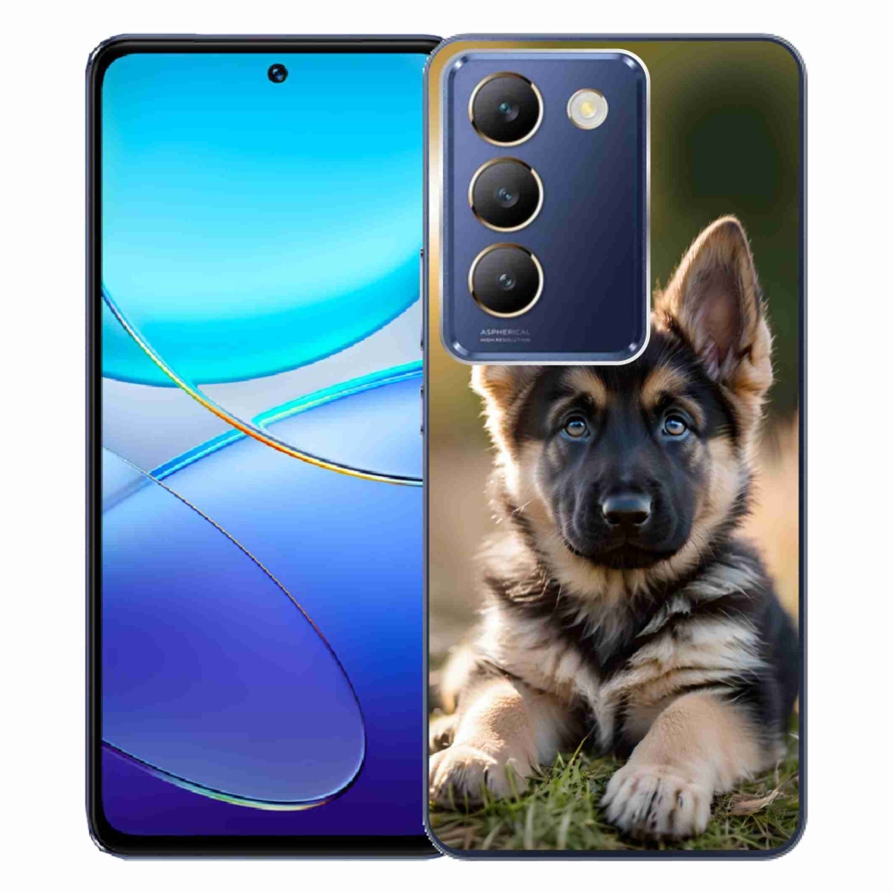 Gélový kryt mmCase na Vivo V40 SE/5G - nemecký ovčiak v prírode