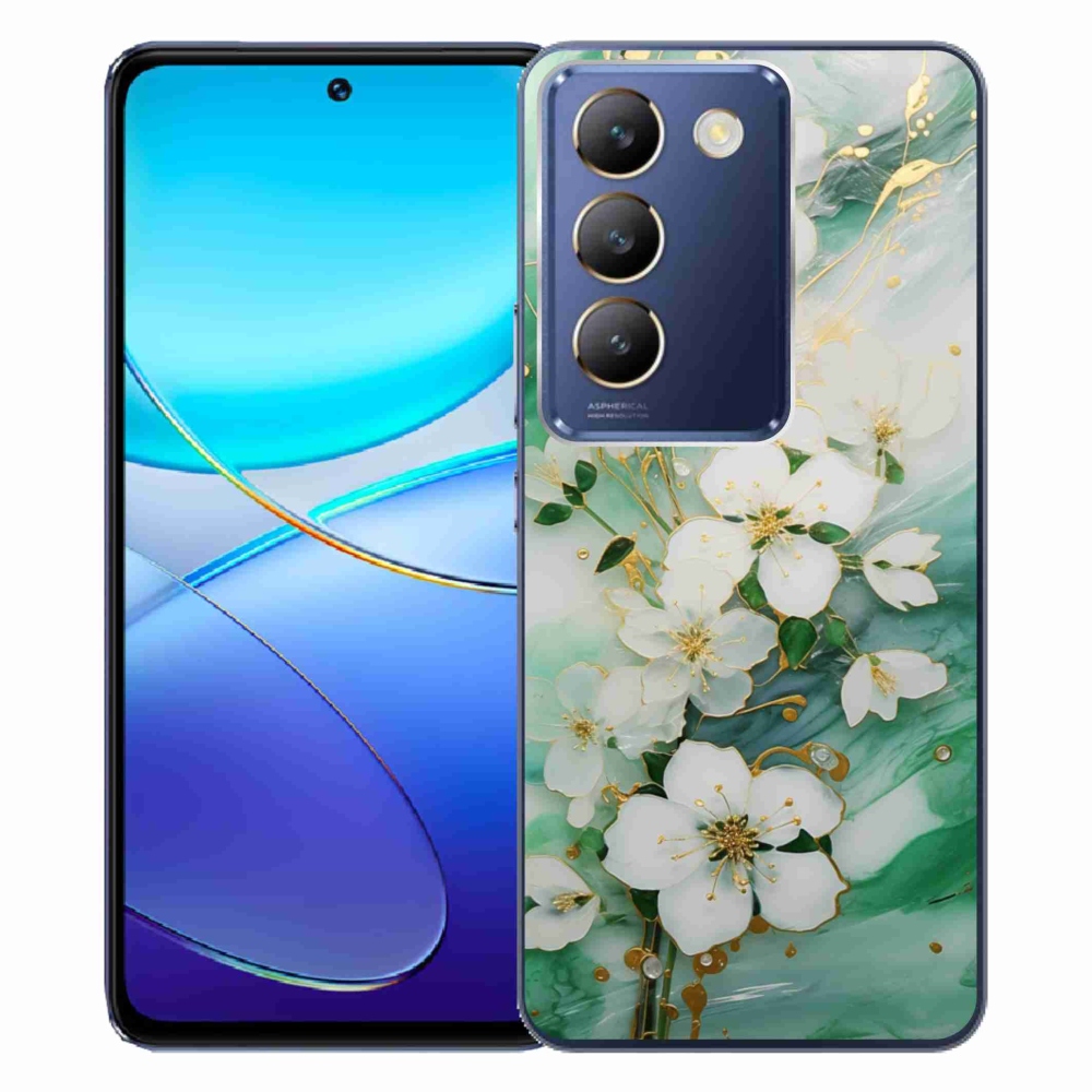 Gélový kryt mmCase na Vivo V40 SE/5G - nežné kvety