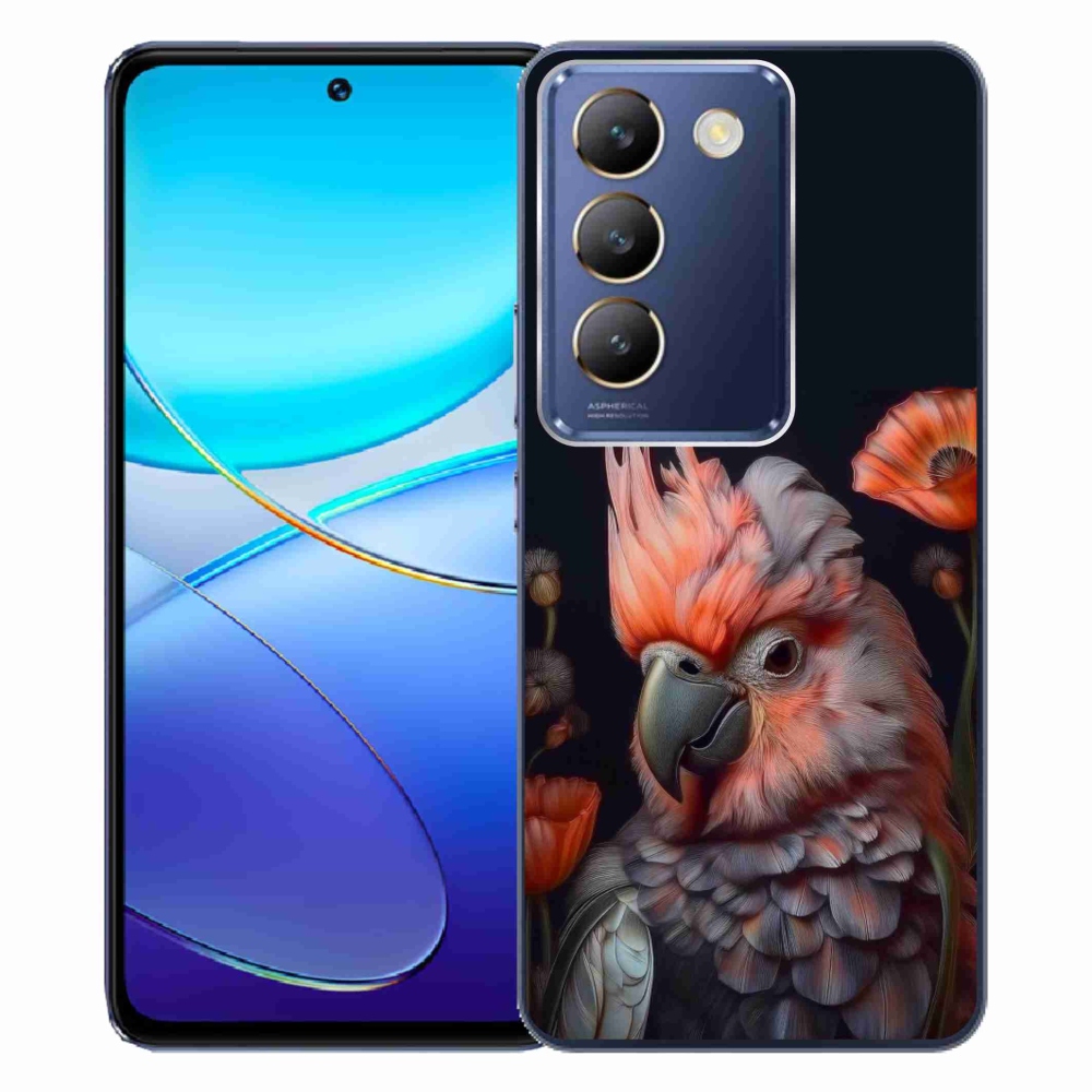 Gélový kryt mmCase na Vivo V40 SE/5G - papagáj kakadu vo farbách