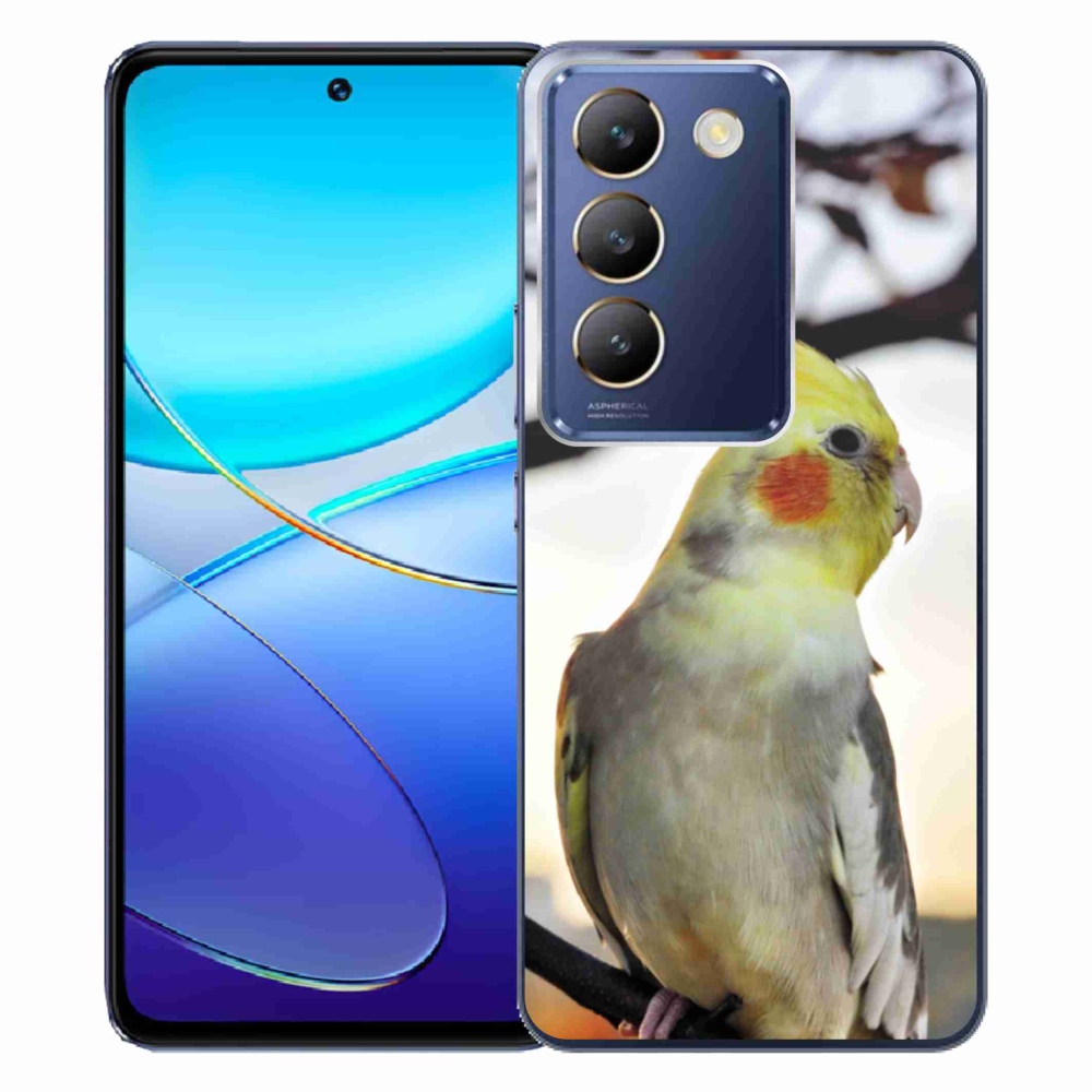 Gélový kryt mmCase na Vivo V40 SE/5G - papagáj korela