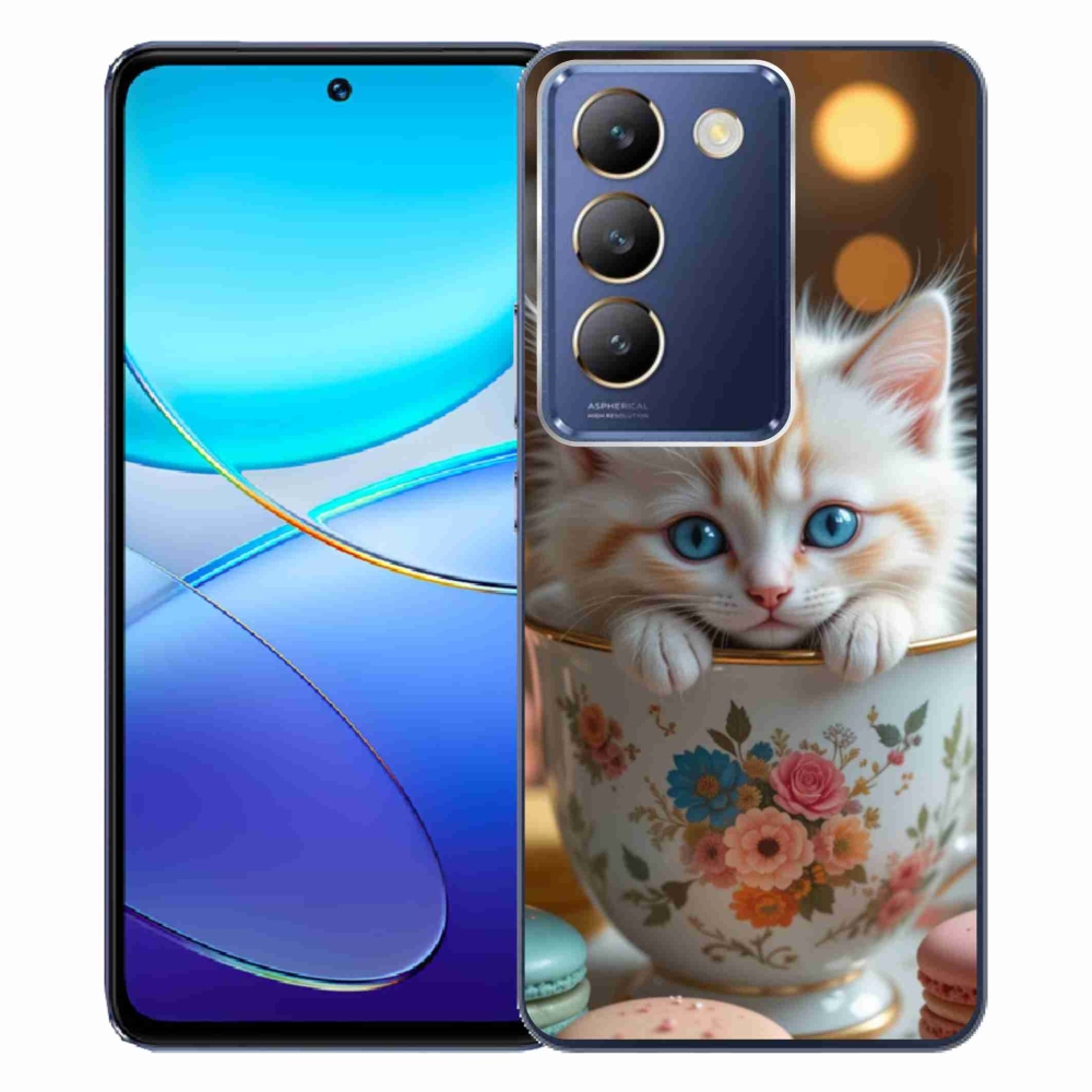 Gélový kryt mmCase na Vivo V40 SE/5G - roztomilé mačiatko 6