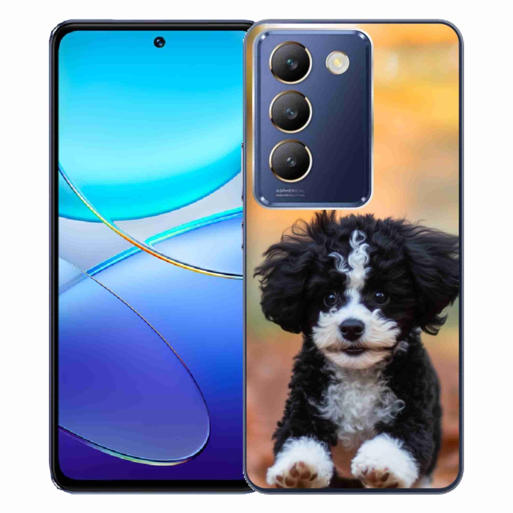 Gélový kryt mmCase na Vivo V40 SE/5G - roztomilé šteňa 2