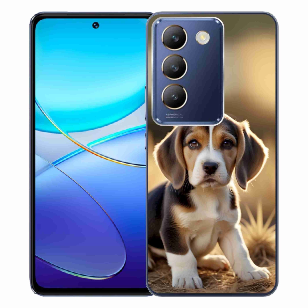 Gélový kryt mmCase na Vivo V40 SE/5G - roztomilý bígl