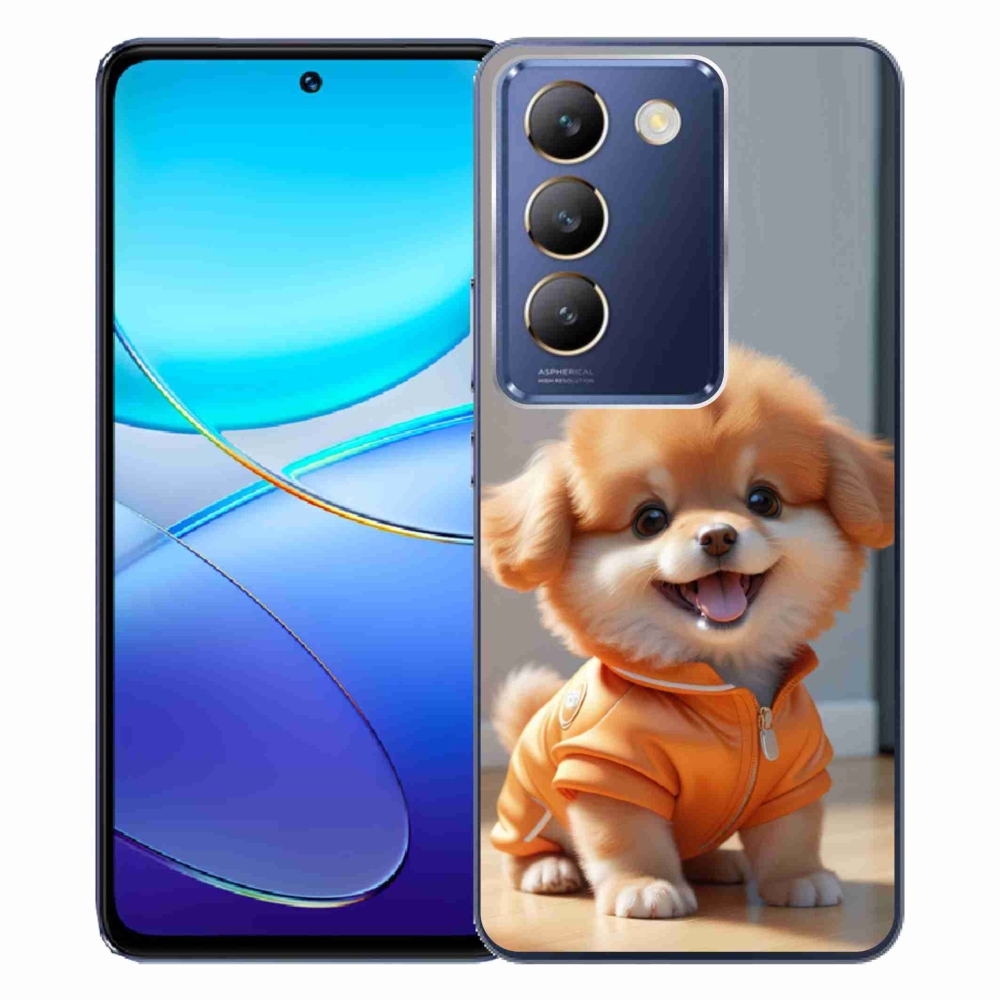 Gélový kryt mmCase na Vivo V40 SE/5G - roztomilý pomeranian v mikine