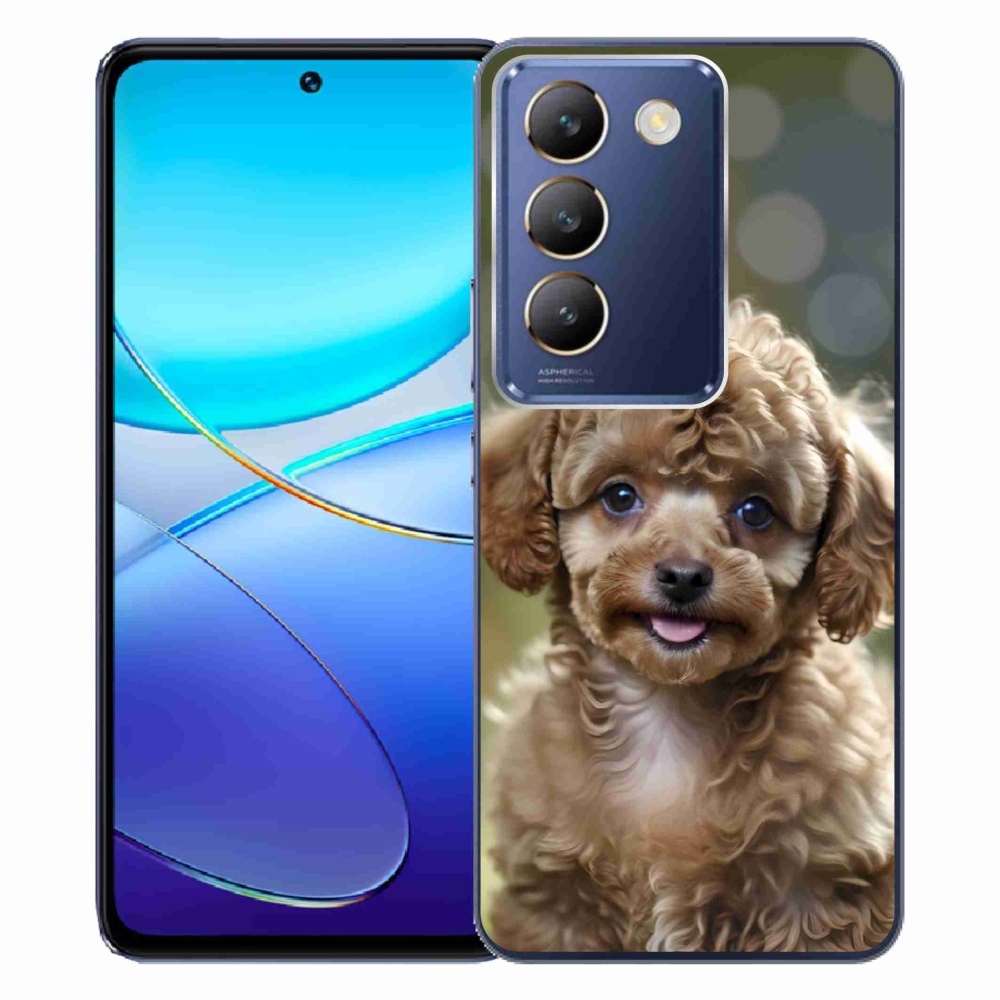 Gélový kryt mmCase na Vivo V40 SE/5G - roztomilý pudel