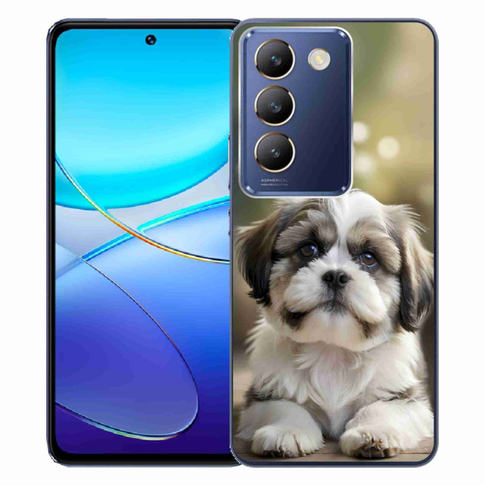 Gélový kryt mmCase na Vivo V40 SE/5G - roztomilý shih-tzu