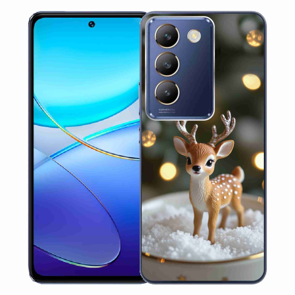 Gélový kryt mmCase na Vivo V40 SE/5G - roztomilý vianočný jeleň