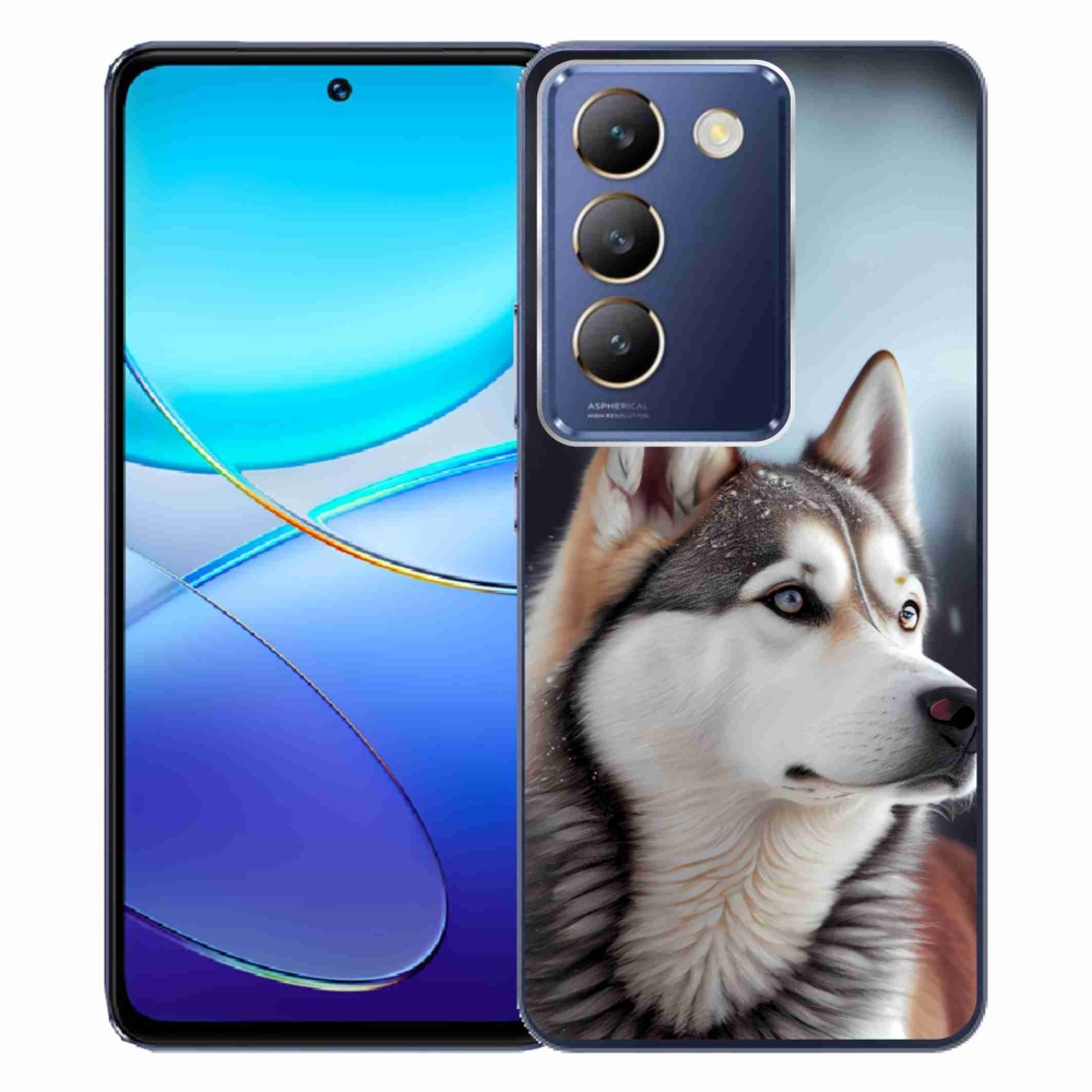 Gélový kryt mmCase na Vivo V40 SE/5G - sibírsky husky