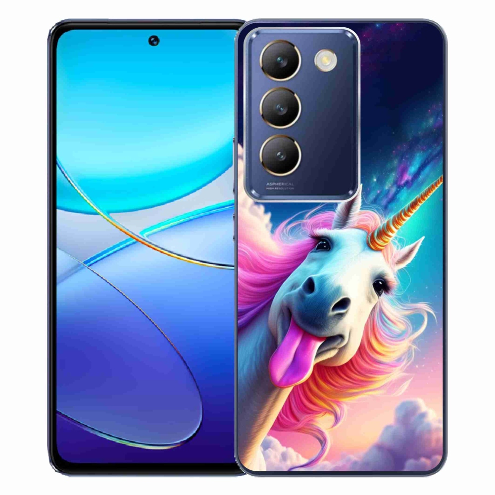 Gélový kryt mmCase na Vivo V40 SE/5G - šialený jednorožec