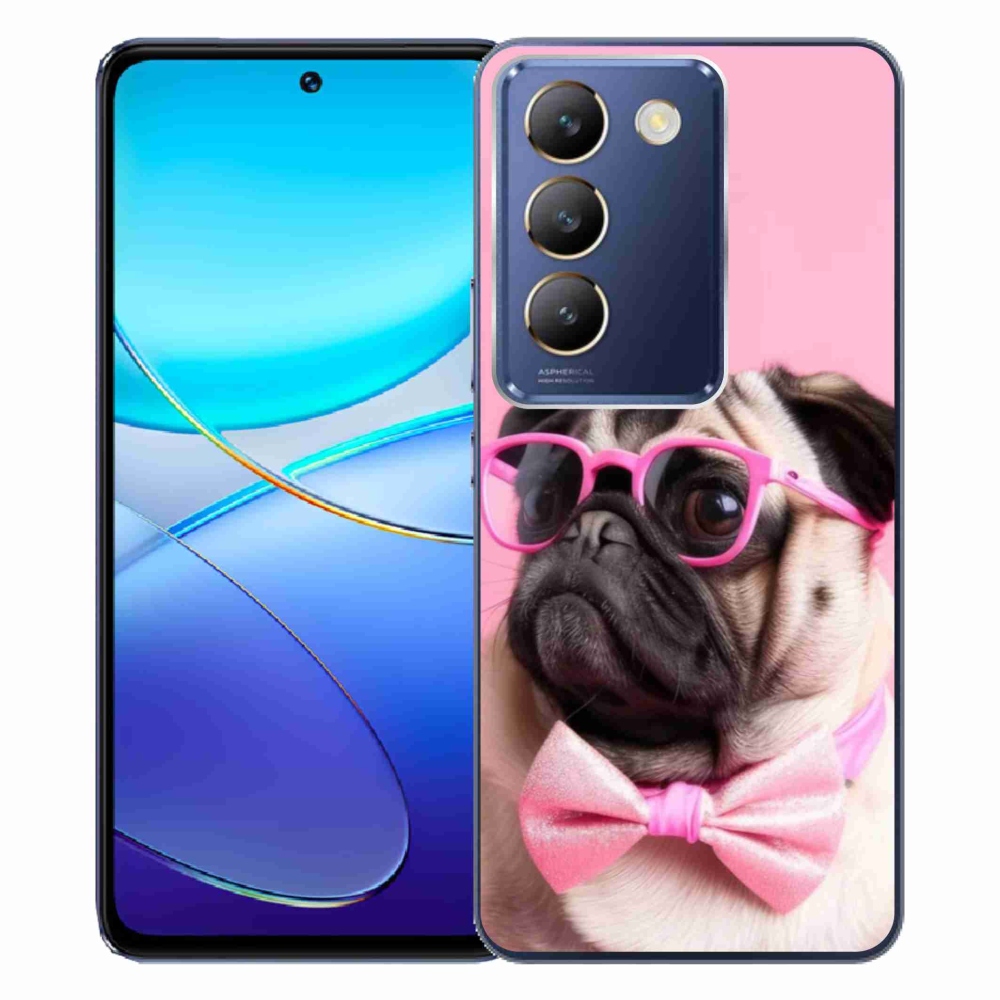 Gélový kryt mmCase na Vivo V40 SE/5G - štýlový mops