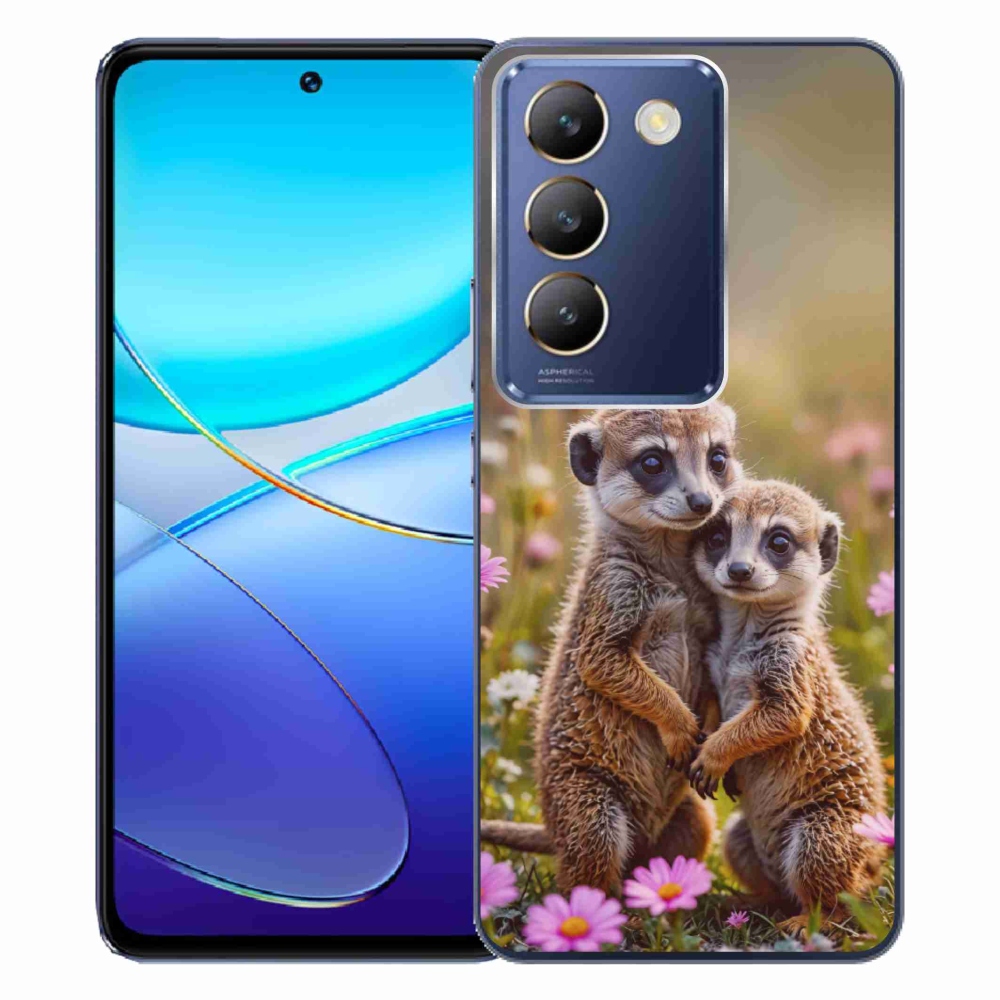 Gélový kryt mmCase na Vivo V40 SE/5G - surikatí duo
