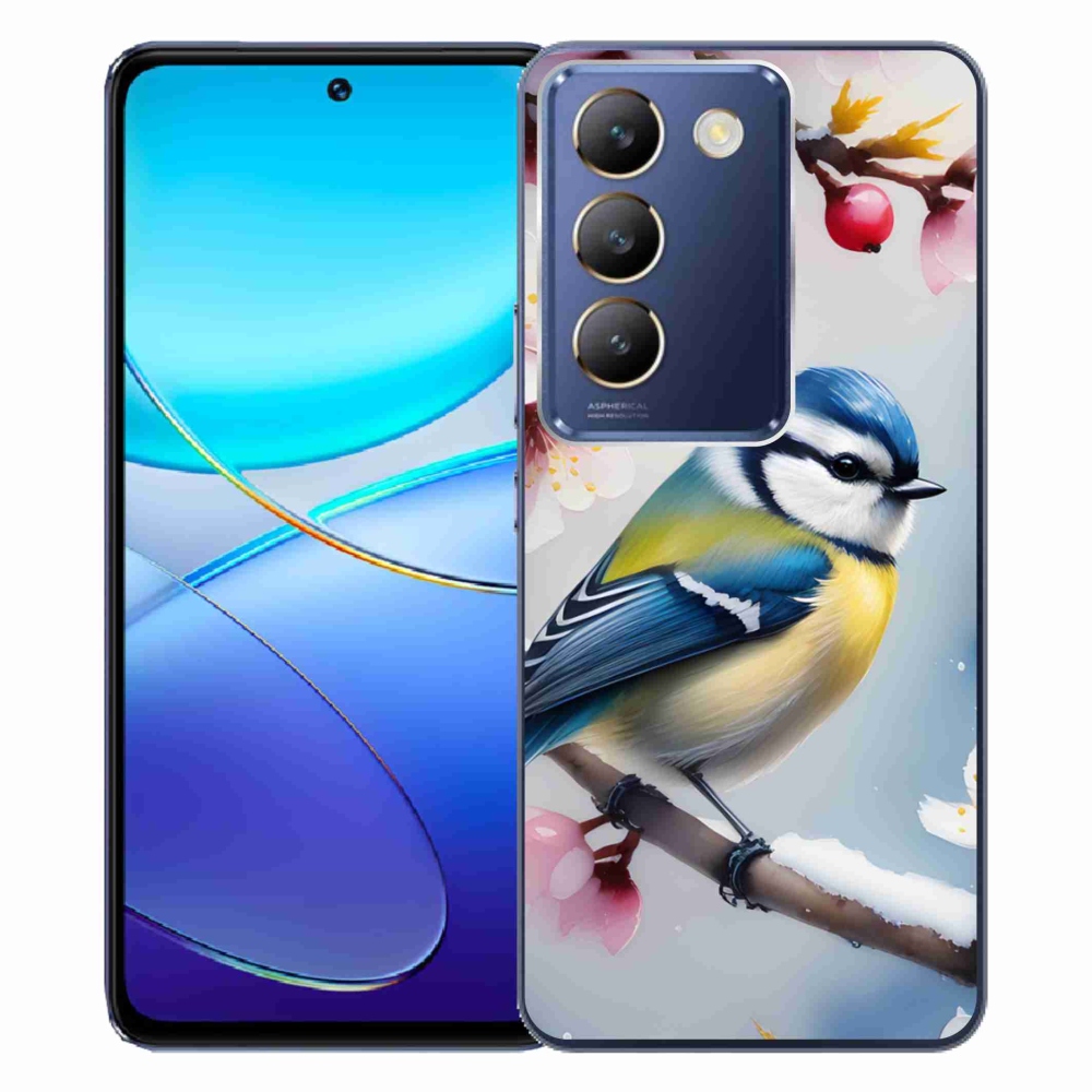 Gélový kryt mmCase na Vivo V40 SE/5G - sýkorka