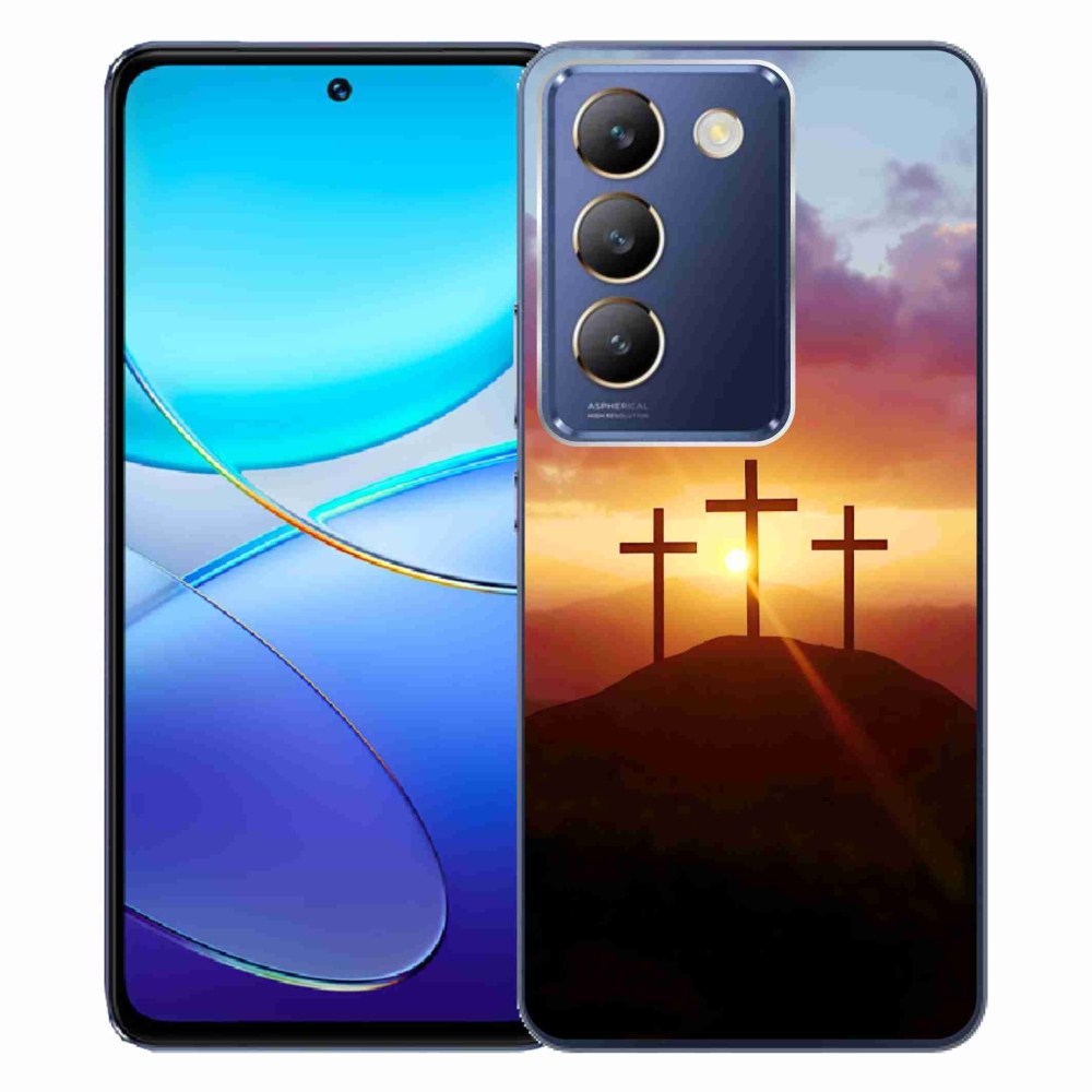 Gélový kryt mmCase na Vivo V40 SE/5G - tri kríža