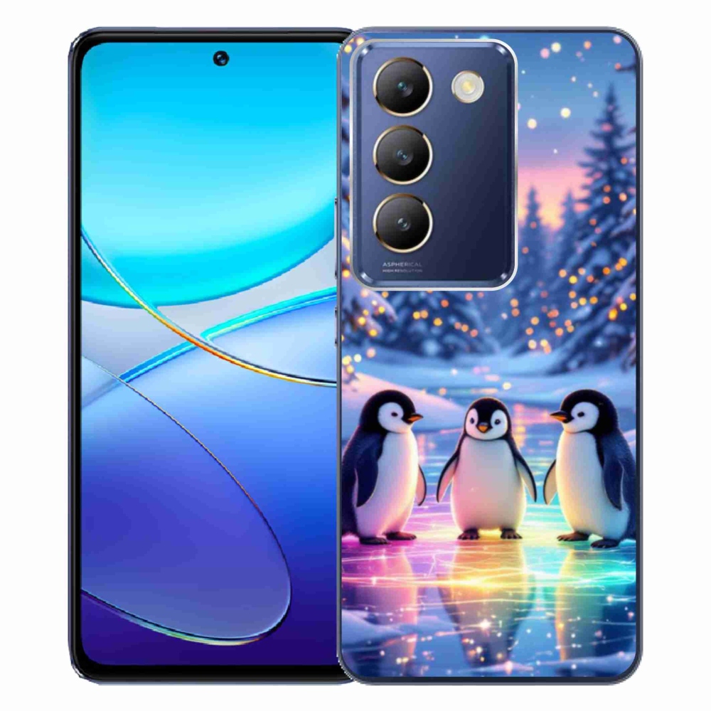 Gélový kryt mmCase na Vivo V40 SE/5G - tučniaky