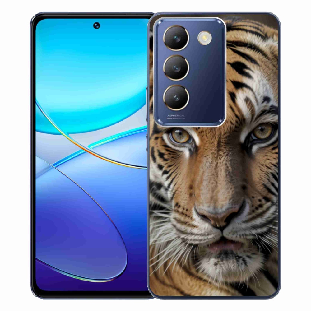 Gélový kryt mmCase na Vivo V40 SE/5G - tigrie pohľad