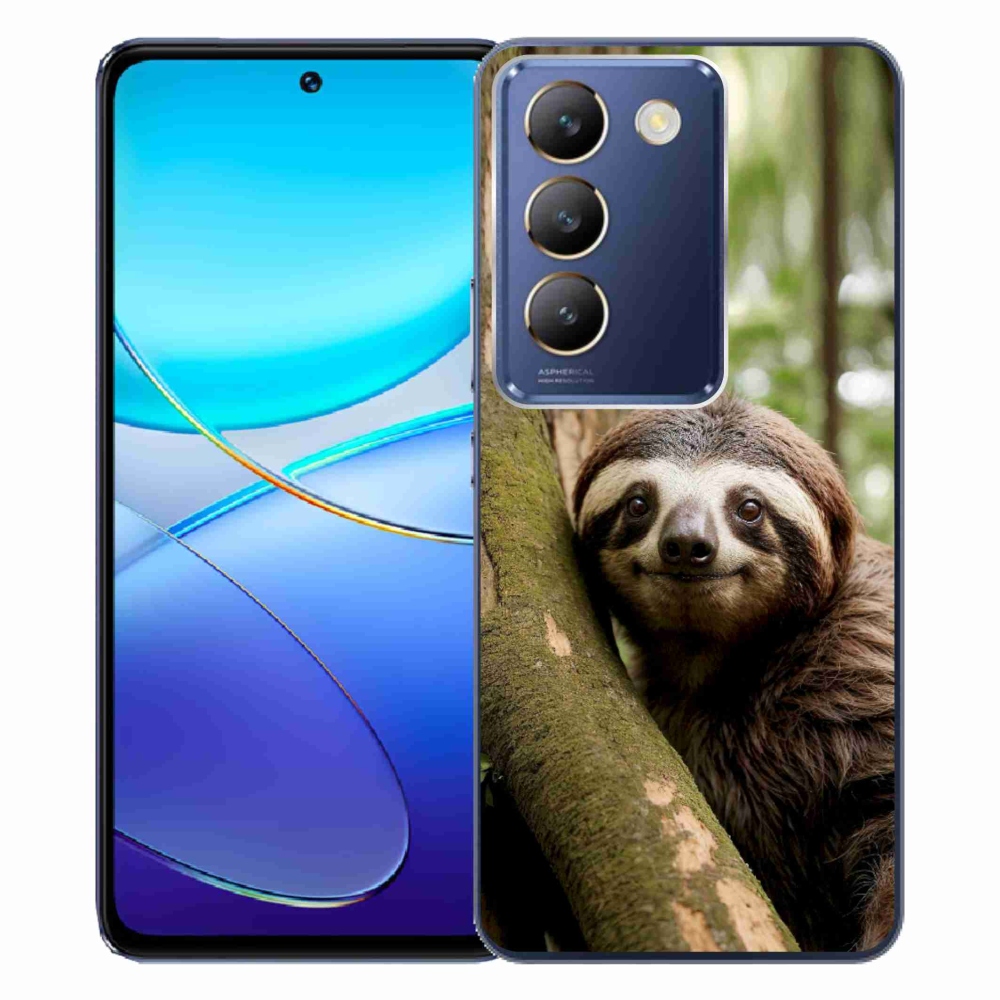 Gélový kryt mmCase na Vivo V40 SE/5G - usmievavý leňochod
