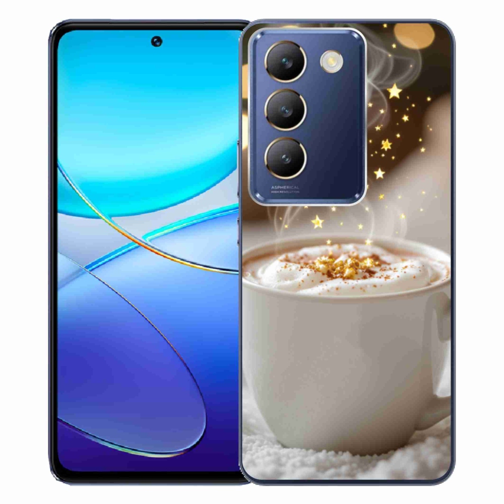 Gélový kryt mmCase na Vivo V40 SE/5G - vianočný horúci nápoj