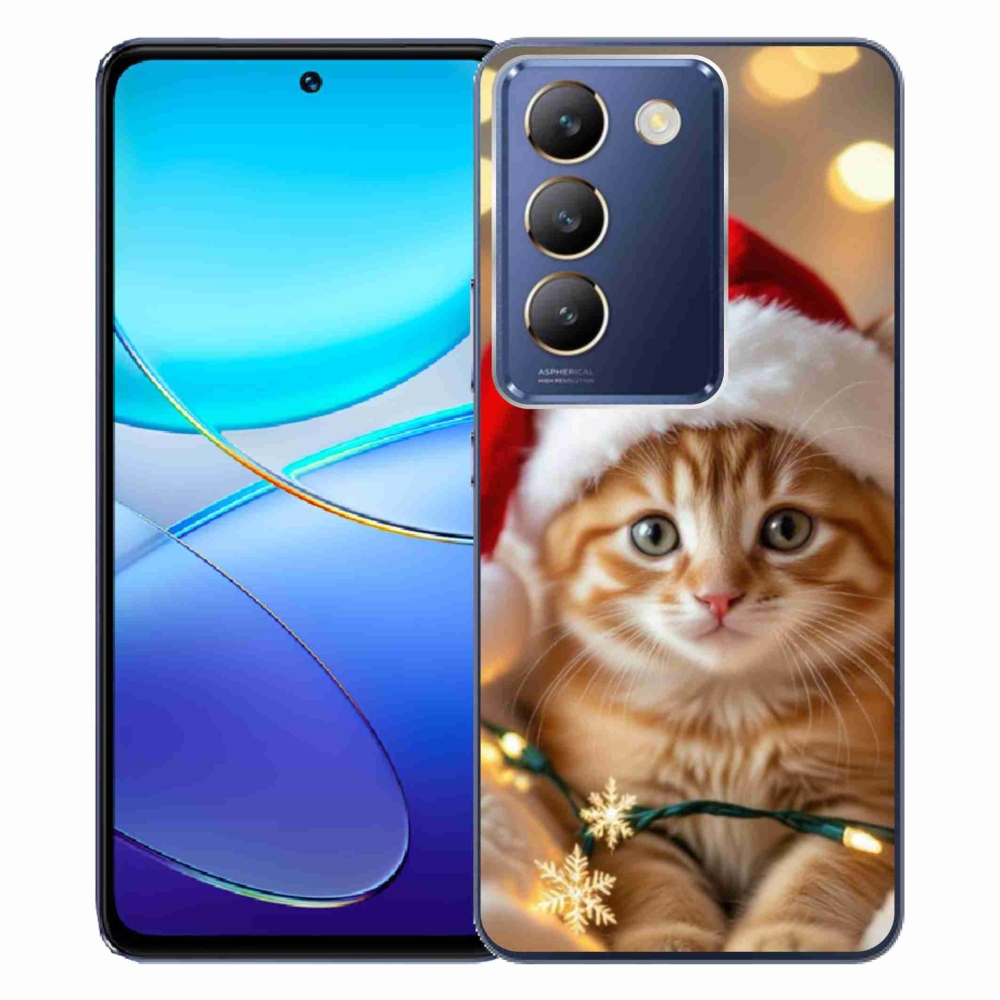 Gélový kryt mmCase na Vivo V40 SE/5G - vianočné mačiatko