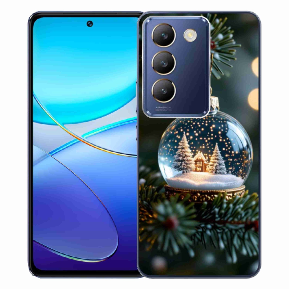 Gélový kryt mmCase na Vivo V40 SE/5G - vianočné gule 2