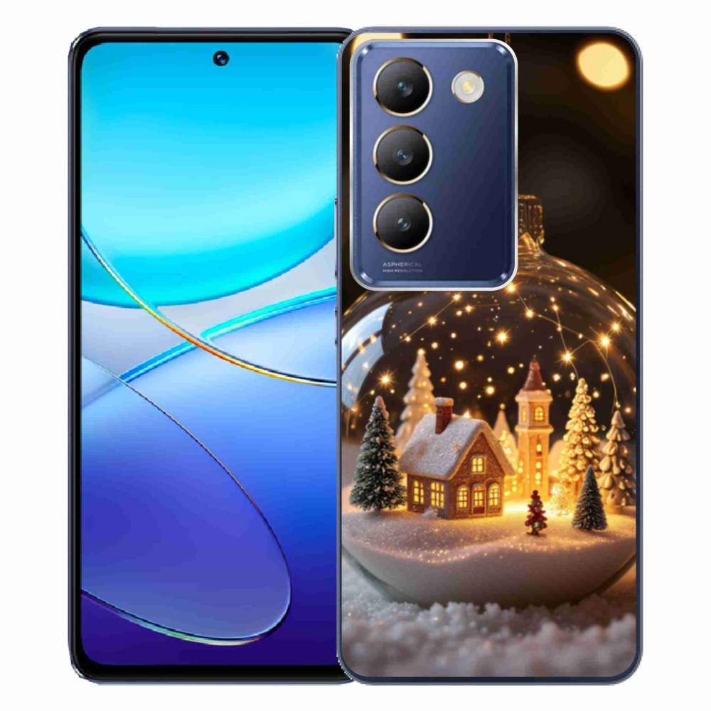 Gélový kryt mmCase na Vivo V40 SE/5G - vianočné gule 3