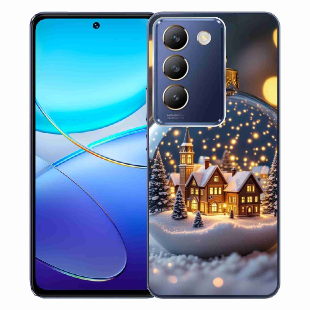 Gélový kryt mmCase na Vivo V40 SE/5G - vianočné gule 4