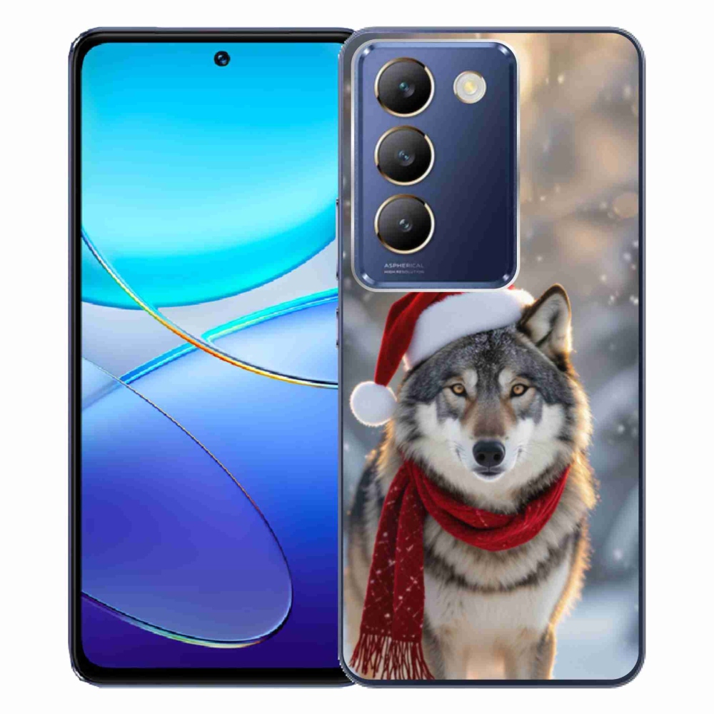 Gélový kryt mmCase na Vivo V40 SE/5G - vianočný vlk