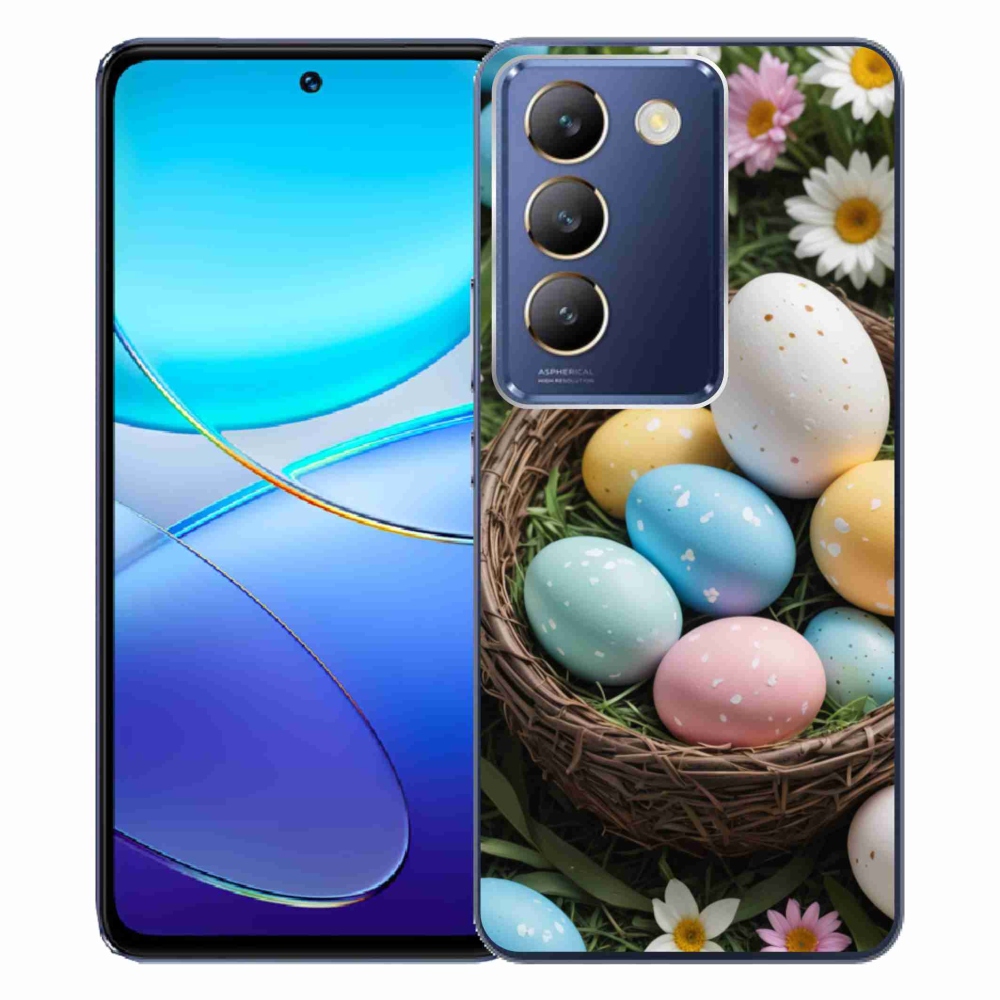 Gélový kryt mmCase na Vivo V40 SE/5G - veľkonočné vajíčka 2