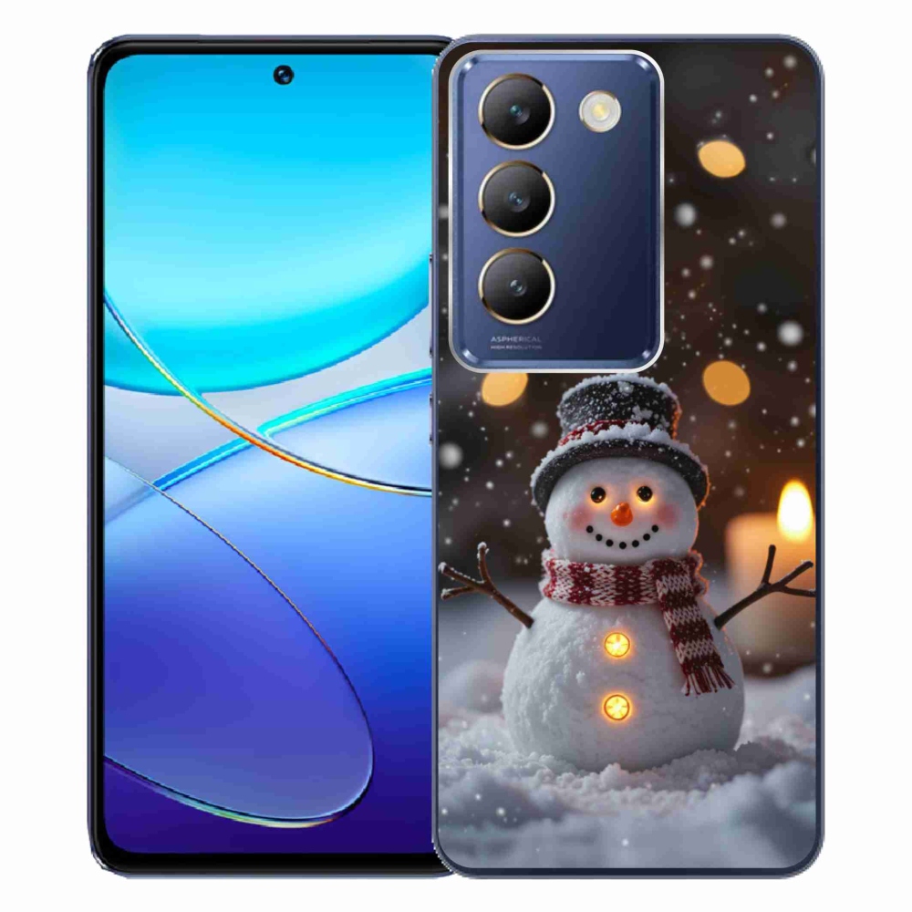 Gélový kryt mmCase na Vivo V40 SE/5G - veselý snehuliak