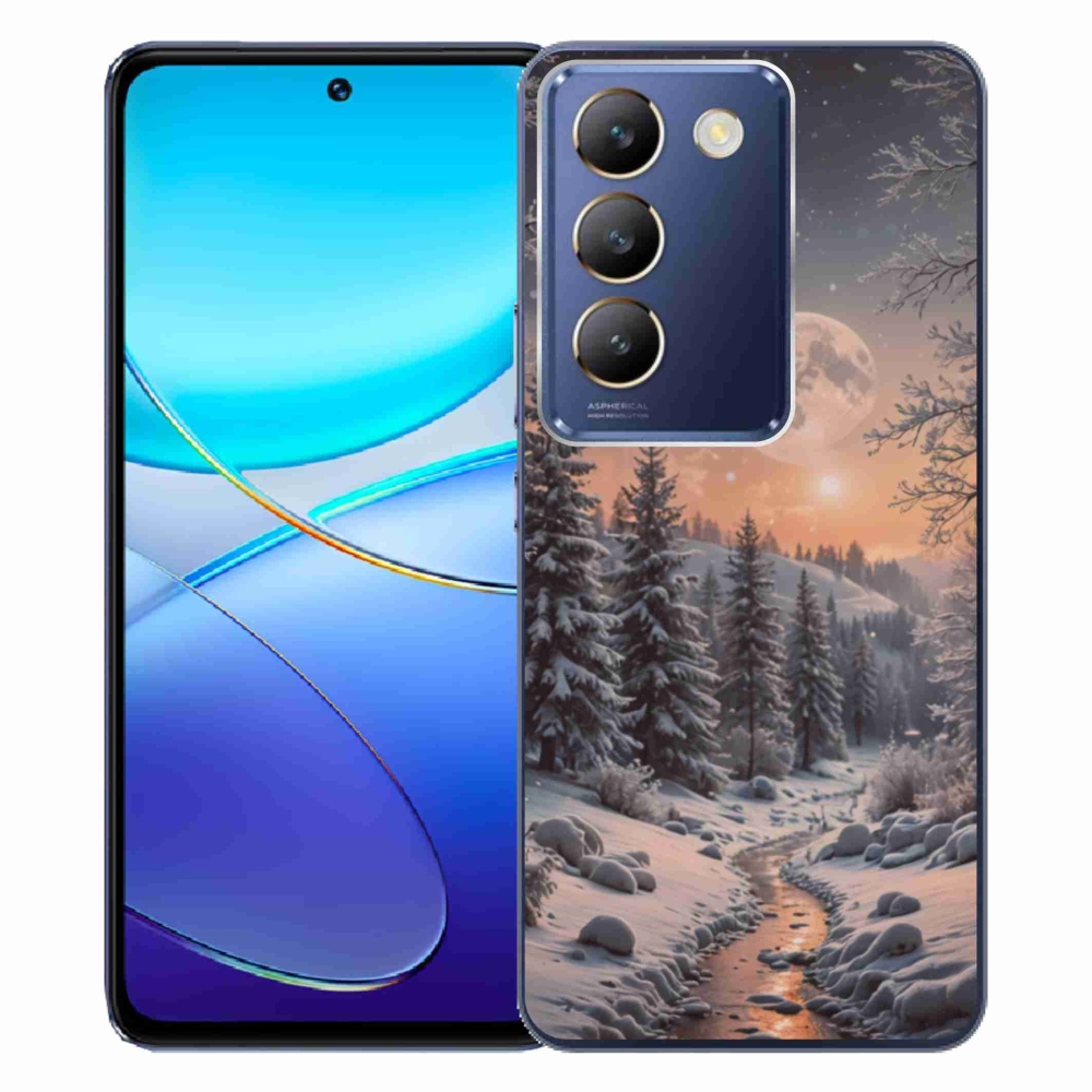 Gélový kryt mmCase na Vivo V40 SE/5G - zimná krajina 2