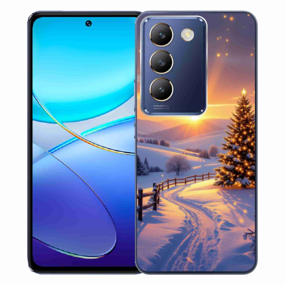 Gélový kryt mmCase na Vivo V40 SE/5G - zimná krajina