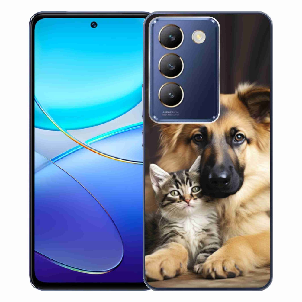 Gélový kryt mmCase na Vivo V40 SE/5G - zvieracie priateľstvo