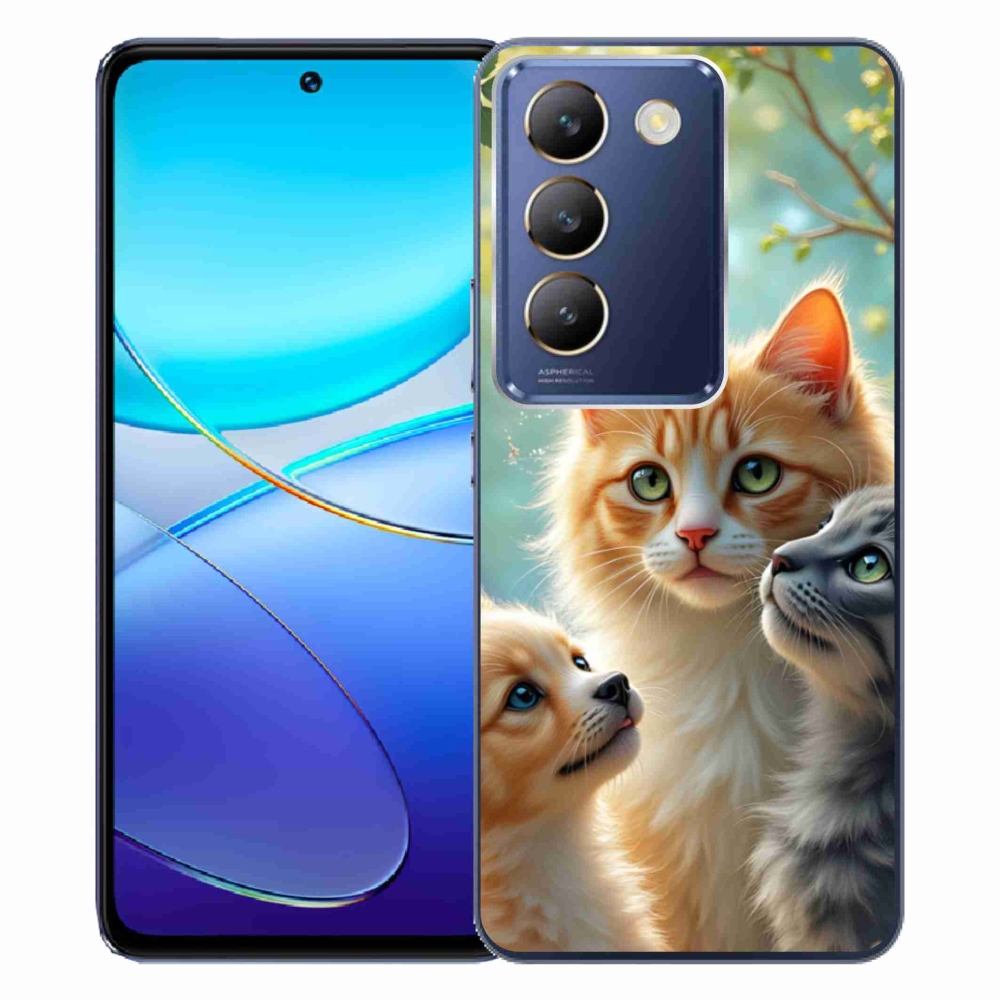Gélový kryt mmCase na Vivo V40 SE/5G - zvieracie priateľstvo 2