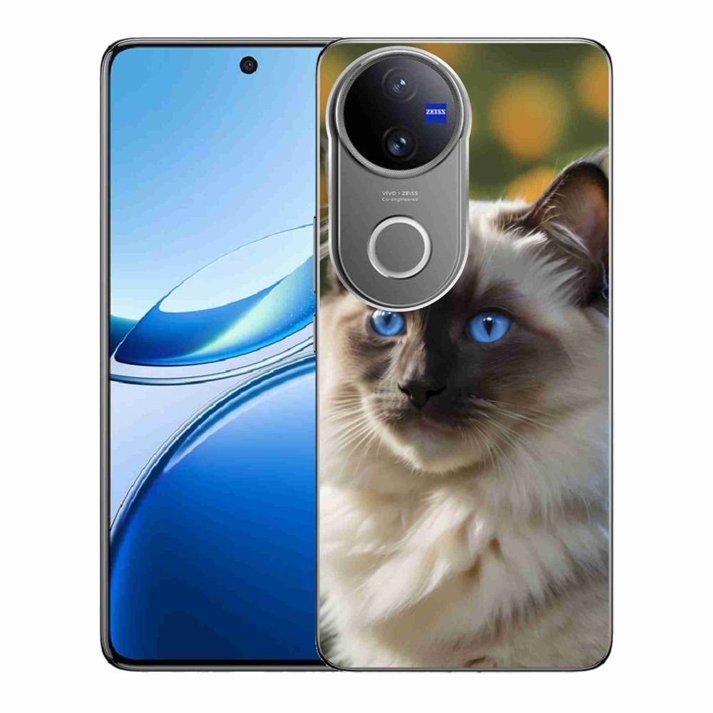 Gélový kryt mmCase na Vivo V50 5G - biely ragdoll