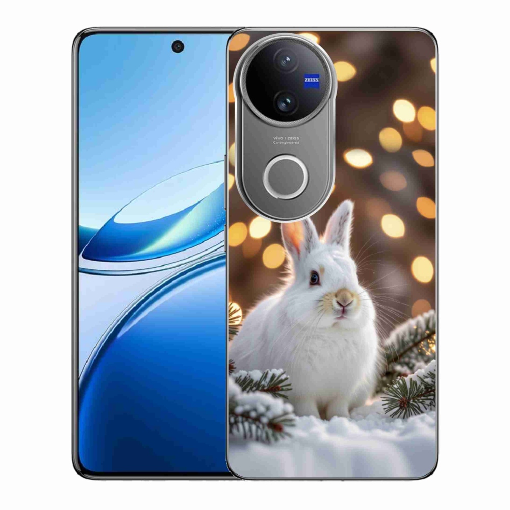 Gélový kryt mmCase na Vivo V50 5G - biely zajac