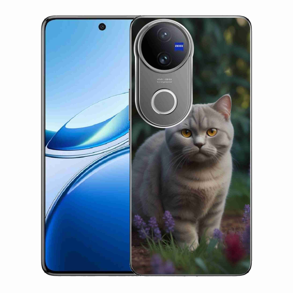 Gélový kryt mmCase na Vivo V50 5G - britská mačka