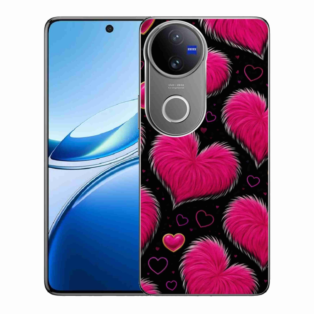 Gélový kryt mmCase na Vivo V50 5G - hebké srdce