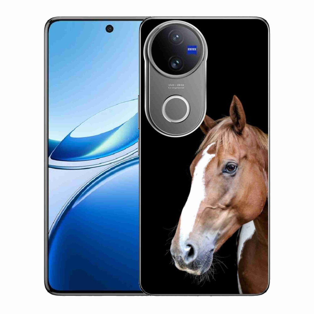 Gélový kryt mmCase na Vivo V50 5G - hnedý kôň 3