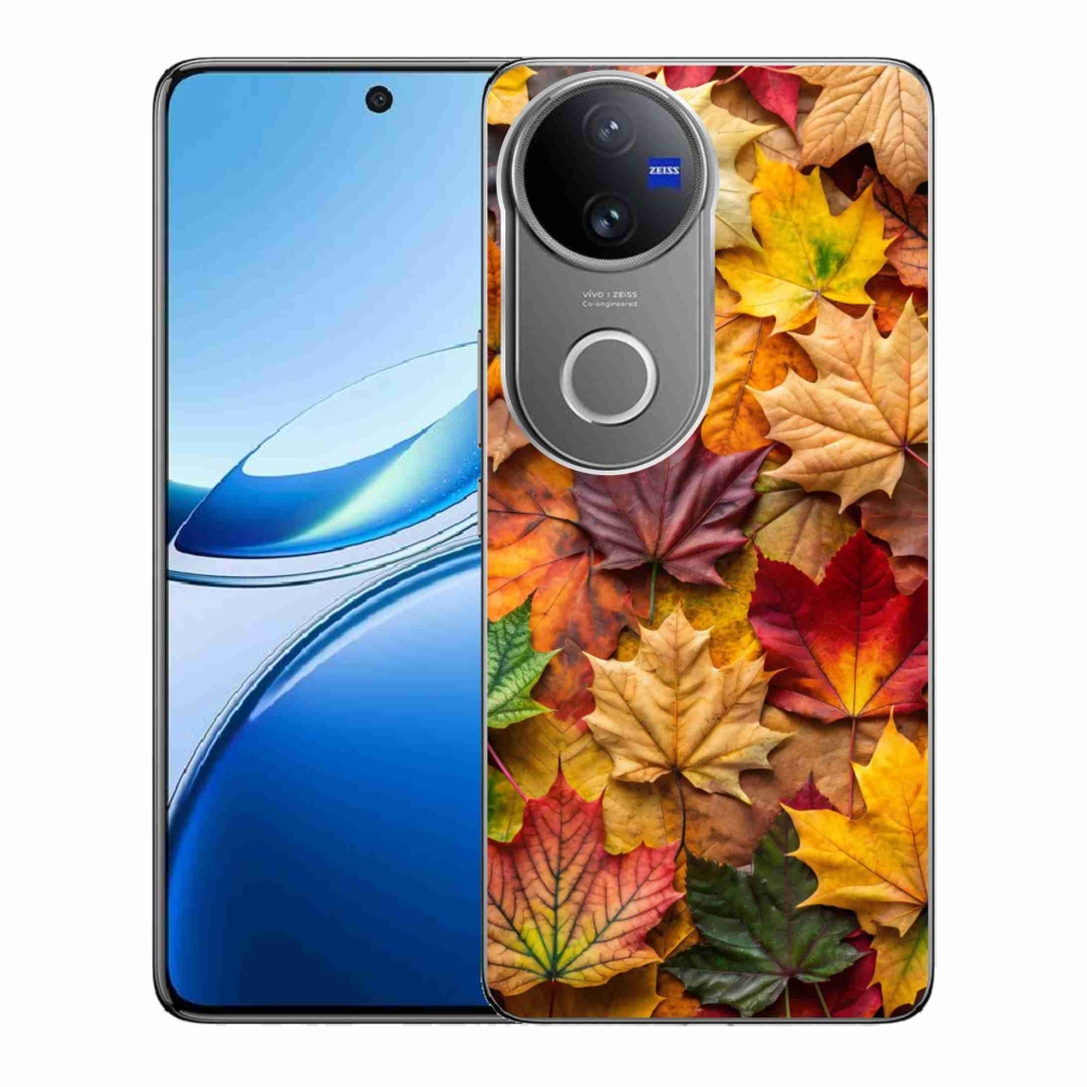 Gélový kryt mmCase na Vivo V50 5G - javorové listy 2