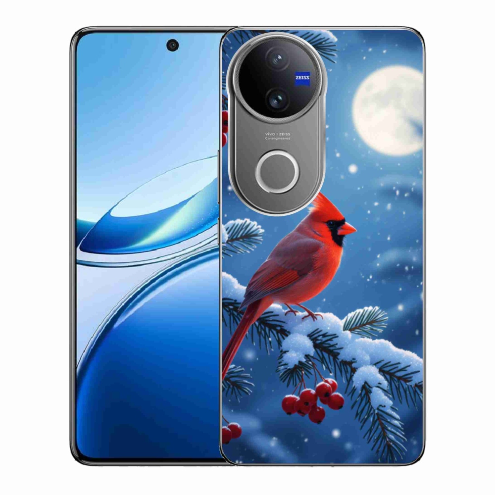 Gélový kryt mmCase na Vivo V50 5G - kardinál červený