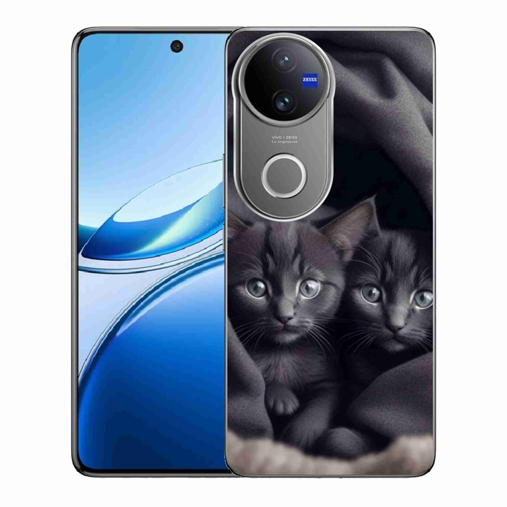 Gélový kryt mmCase na Vivo V50 5G - mačacie duo
