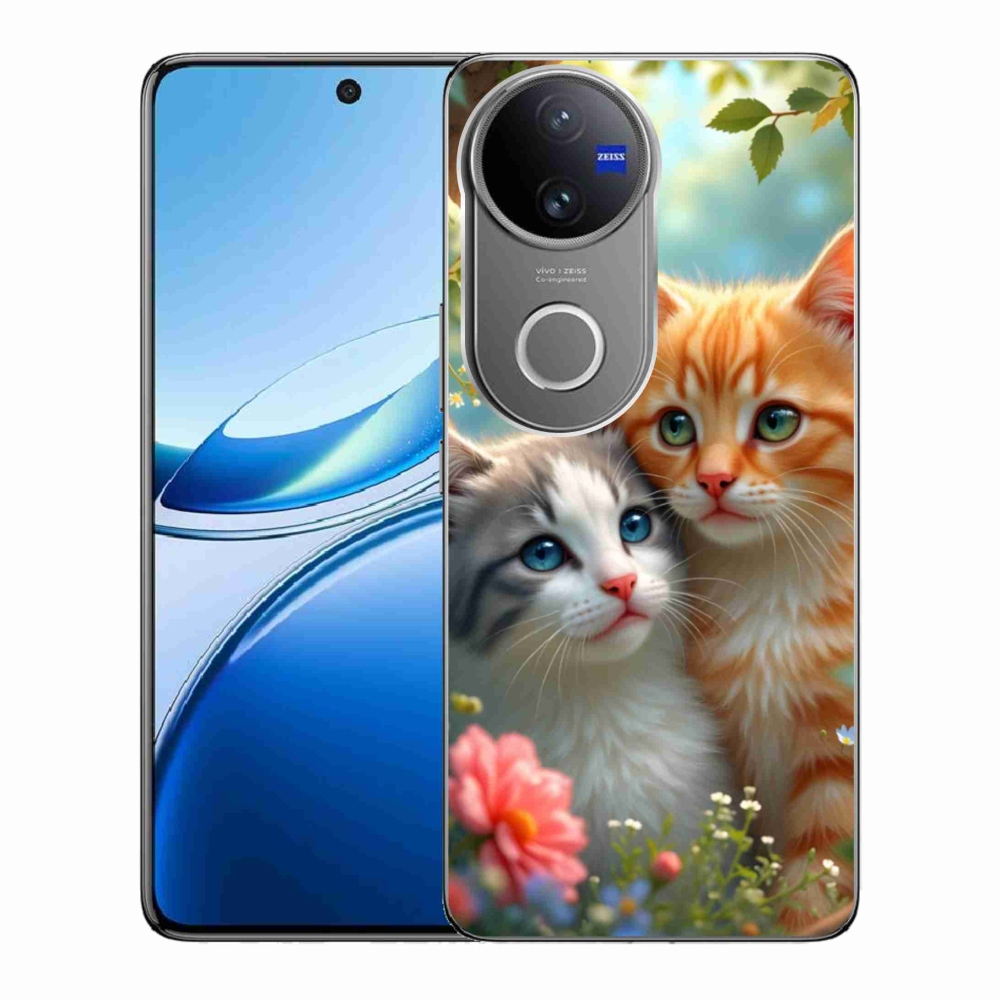 Gélový kryt mmCase na Vivo V50 5G - mačacia láska 2