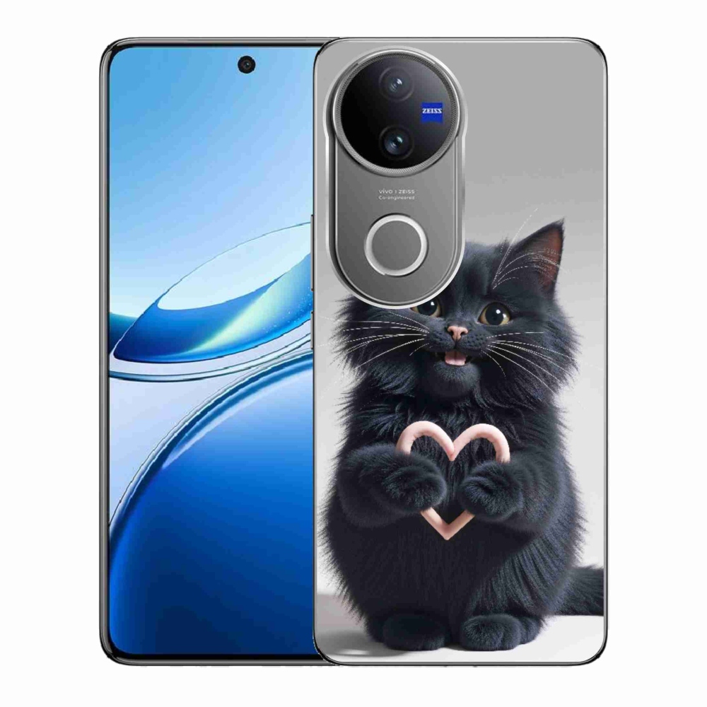 Gélový kryt mmCase na Vivo V50 5G - mačacia láska 3