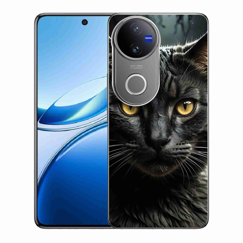 Gélový kryt mmCase na Vivo V50 5G - mačacie pohľad 3