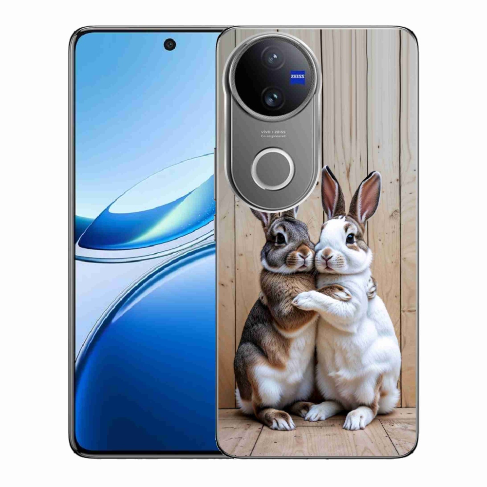 Gélový kryt mmCase na Vivo V50 5G - králičie pár