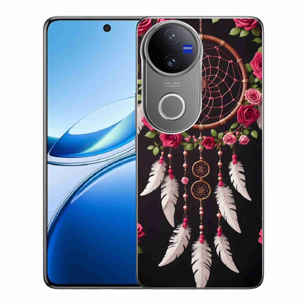 Gélový kryt mmCase na Vivo V50 5G - lapač snov s ružami